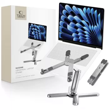 TECH-PROTECT ULS200 universellt laptopställ silver