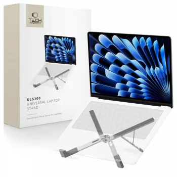TECH-PROTECT ULS300 universellt laptopställ silver