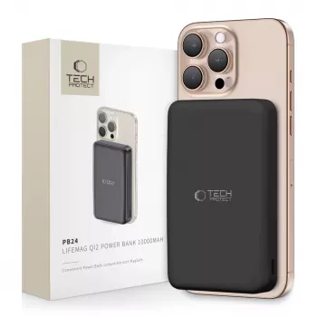 TECH-PROTECT PB24 LIFEMAG QI2 MAGSAFE POWERBANK 10000MAH SVART