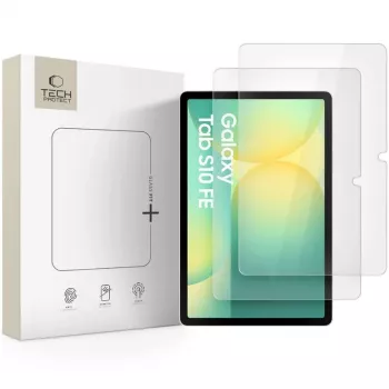 Tech-Protect Glass Fit+ härdat glass-skärmskyddsfilm för Samsung Galaxy Tab S7/S8/S9 11.0 / S9 FE/S10 FE 10.9 – transparent (2-pack)