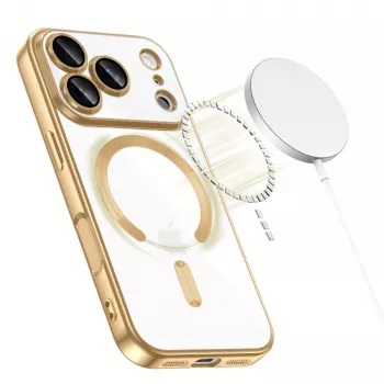 Tech-Protect MagFlex MagSafe Case för Apple iPhone 17 Pro, Shiny Gold