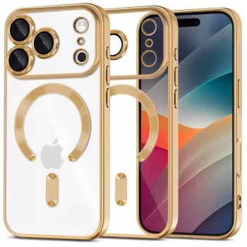 Tech-Protect MagFlex Magsafe Case för Apple iPhone 17 Pro Max, Shiny Gold