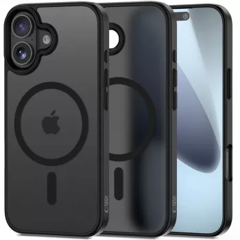 Tech-Protect Magmat MagSafe iPhone 17 Matte Black baksideskal