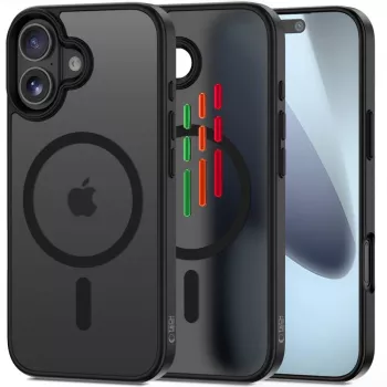 Tech-Protect Magmat XT 4-set MagSafe Case för iPhone 17, mattsvart