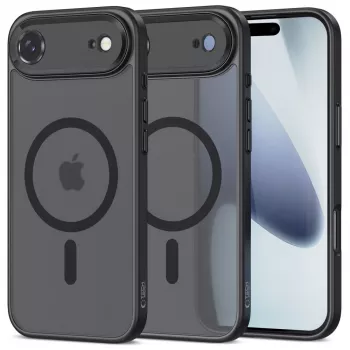 Tech-Protect Magcam Magsafe iPhone 17 Air matt svart baksideskal