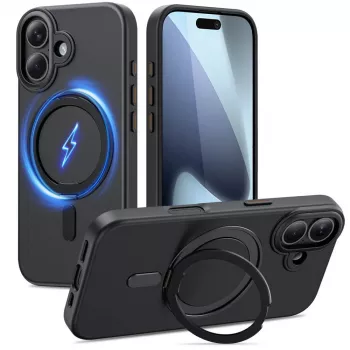 TECH-PROTECT MAGRING MagSafe-ringhållare & ställ för iPhone 17 - svart