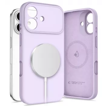 Tech-Protect Silicone MagSafe Case för Apple iPhone 17 - mauve