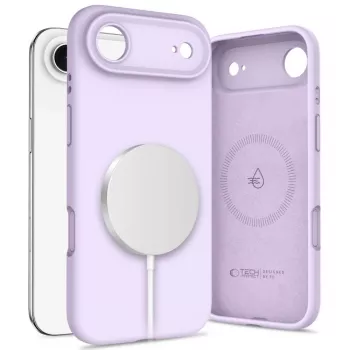 Tech-Protect Silicone MagSafe Case för Apple iPhone 17 Air - mauve