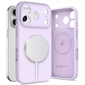 Tech-Protect Silicone MagSafe-skal för Apple iPhone 17 Pro Max – mauve
