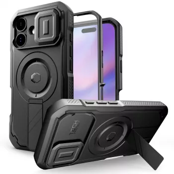 TECH-PROTECT KEVLAR MAGSAFE IPHONE 17 svart
