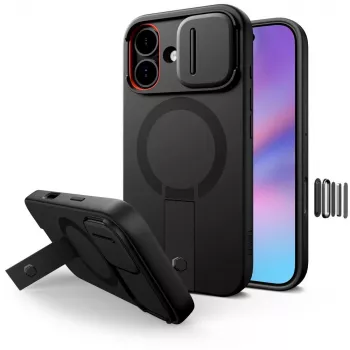 TECH-PROTECT KEVLAR AURA MAGSAFE IPHONE 17 svart