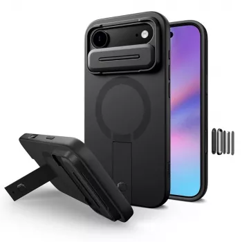 Tech-Protect Kevlar Aura MagSafe-skal för Apple iPhone Air, svart