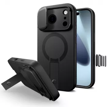 TECH-PROTECT KEVLAR AURA MAGSAFE IPHONE 17 PRO svart