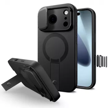 TECH-PROTECT KEVLAR AURA MAGSAFE IPHONE 17 PRO MAX svart