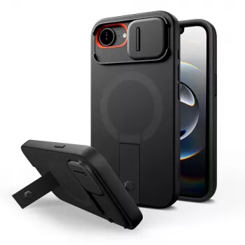 TECH-PROTECT KEVLAR AURA MAGSAFE IPHONE 16E / 17E svart