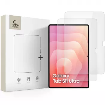 Tech-Protect Glass Fit+ härdat glass skärmskydd för Samsung Galaxy Tab S8 Ultra/S9 Ultra/S10 Ultra/S11 Ultra 14,6 inch (2-pack)