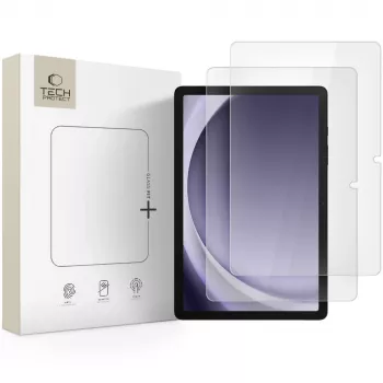 TECH-PROTECT Glass Fit+ 2-pack härdat glass skärmskydd för Samsung Galaxy Tab A9+ / A11+ Plus 11,0 inch (SM-X210/X215/X216/X230/X235/X236) klar