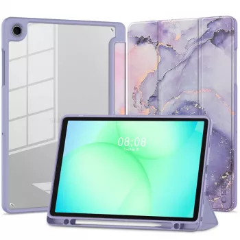TECH-PROTECT SC PEN HYBRID Galaxy Tab A9+ / A11+ PLUS 11.0 X210 / X215 / X216 / X230 / X235 / X236 violett marmor