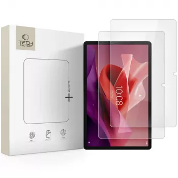 TECH-PROTECT Glass Fit+ 2-pack härdat glass skärmskydd för Lenovo Tab P12 / Idea Tab Pro / Yoga Tab Plus 12.7 TB-370 / TB-373 / TB-520 klar