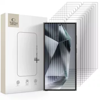 TECH-PROTECT härdat glass skärmskydd 10-pack för Samsung Galaxy S24 Ultra klar