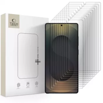 TECH-PROTECT härdat glass skärmskydd 10-pack för Samsung Galaxy S25 Ultra klar