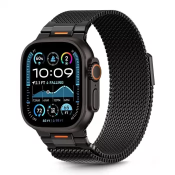 Tech-Protect Milano Vanguard för Apple Watch 8 / 9 / 10 / 11 / SE / Ultra (44 / 45 / 46 / 49 mm) svart