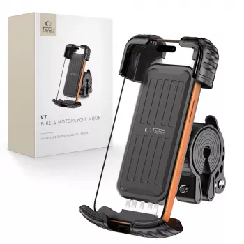 TECH-PROTECT V7 universal cykel- & motorcykelhållare svart