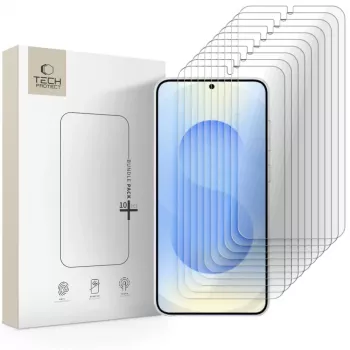 TECH-PROTECT härdat glass skärmskydd 10-pack för Samsung Galaxy S26 klar