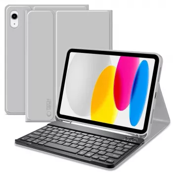 Tech-Protect SC Pen + tangentbordsfodral för iPad 10,9 inch (10:e gen, 2022) / iPad Air 11 inch (M2, 2024) / iPad Pro 11 inch (M4, 2024) - grå