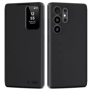 Tech-Protect Smart Wallet Case för Samsung Galaxy S25 Ultra, matt svart
