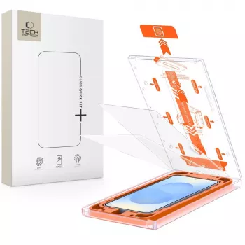 TECH-PROTECT Quick Set+ härdat glas skärmskydd 2-pack för Samsung Galaxy S24+ Plus / S25+ Plus, klar