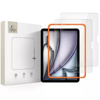 TECH-PROTECT Easy Set+ 2-pack härdat glass skärmskydd för iPad Air 11 inch 6/7/8 (2024-2026) klar