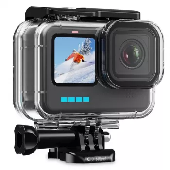 TECH-PROTECT GA200 vattentätt fodral för GoPro Hero 9 / 10 / 11 / 12 / 13 - Clear
