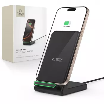 TECH-PROTECT QI15W-A40 trådlös laddare svart