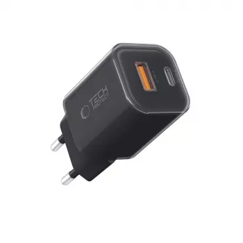 TECH-PROTECT NCM33 2-ports nätladdare PD 33W / QC3.0 svart