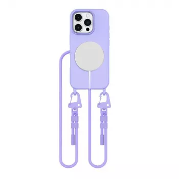 Tech-Protect Magnecklace MagSafe-skal för iPhone 16 Pro Max lavendel