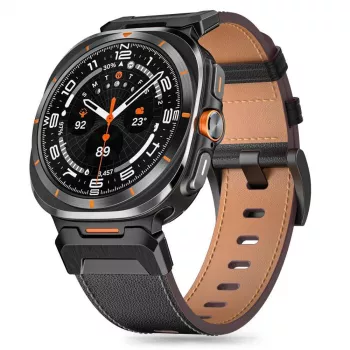 TECH-PROTECT DELTA PRO SAMSUNG GALAXY WATCH ULTRA 2024 / 2025 (47 MM) LÄDER SVART
