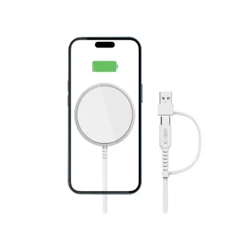 Tech-Protect QI15W-A44 MagSafe trådlös laddare vit