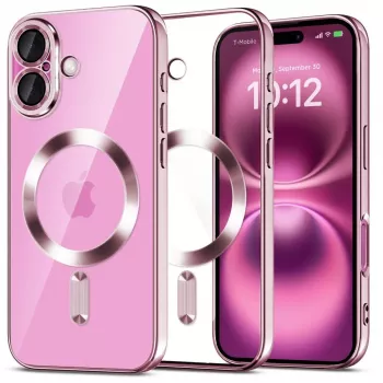 Tech-Protect MagFlex MagSafe-skal för Apple iPhone 16 – rosa