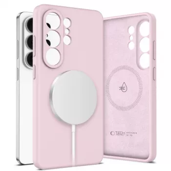 Tech-Protect Silicone MagSafe-skal för Samsung Galaxy S26 Ultra Pink Pearl