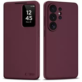 Tech-Protect Smart Wallet-skal för Samsung Galaxy S26 Ultra, Mulberry