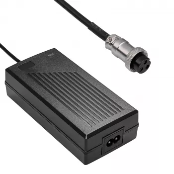 Akyga AK-EV-18 laddare för 36 V (10S) Li-ion-batterier (e-bike / scooter), 42 V / 2 A, 84 W, GX16 12 mm uttag