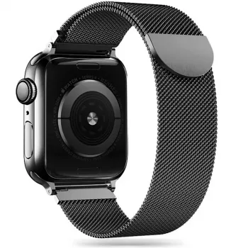 Tech-Protect Milanese Loop-armband för Apple Watch 8/9/10/11/SE (40/41/42 mm) svart