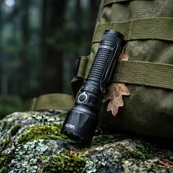VAYOX Tactical Flashlight 2000 lm vit + rött ljus + grön laser VA0457