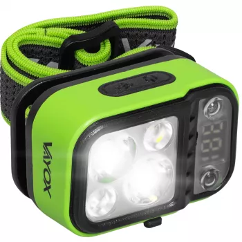 VAYOX VA0454 uppladdningsbar LED-pannlampa 220 lumen 800mAh IPX4 varmvit, neutralvit, röd