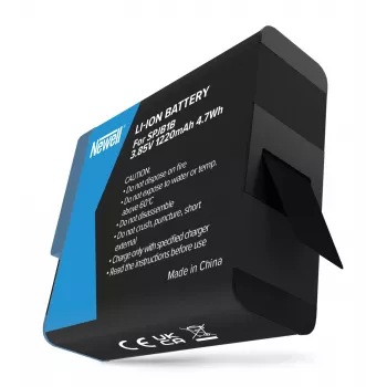Newell reservbatteri SPJB1B för GoPro Hero 8 Black, 1220mAh, 3,85V, Li-Ion