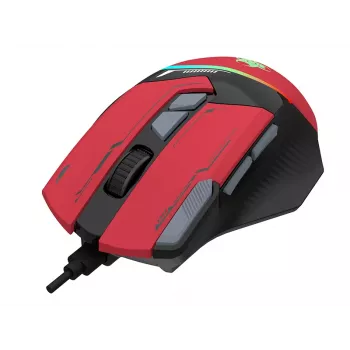 Tracer GameZone Spectra RGB sladdansluten speldator, 7200 DPI, röd (TRAMYS47839)