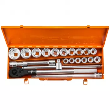 NEO TOOLS hylsnyckelinsatser 3/4 inch, 21-delar