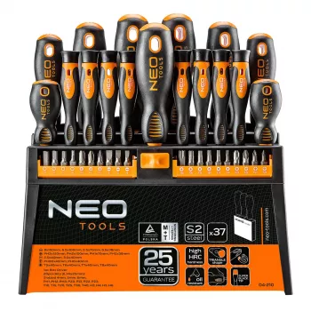 Skruvmejsel- och bitsats Neo Tools 37 delar