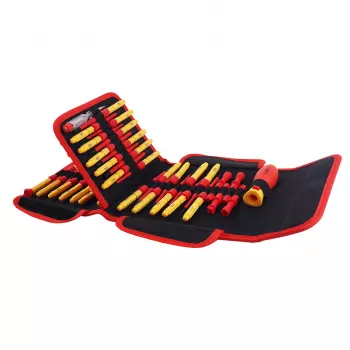 NEO TOOLS skruvmejselbits med 1000V-handtag, 50 st